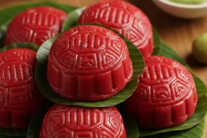 Resep kue ku kacang hijau tradisional, tekstur lentur dan anti gagal