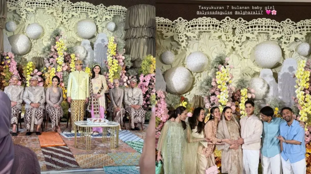 Al Ghazali Alyssa Daguise tasyakuran 7 bulanan berbagai sumber Al Ghazali Alyssa Daguise tasyakuran 7 bulanan berbagai sumber