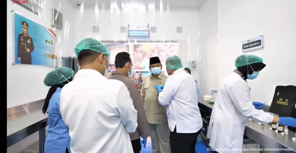 Prabowo Subianto tinjau SPPG Polri YouTube Sekretariat Presiden