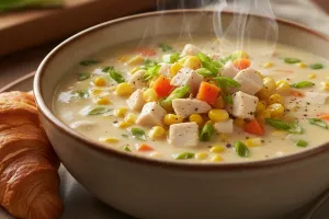 Cara membuat cream soup ayam jagung yang mirip restoran cepat saji KFC