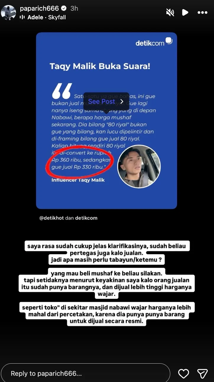 Kasus waqaf Alquran Taqy Malik © 2026 brilio.net Kasus waqaf Alquran Taqy Malik © 2026 brilio.net