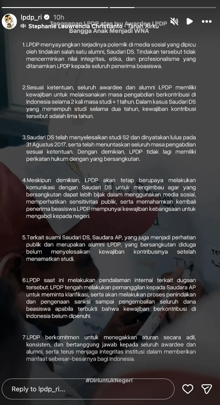 Alumni LPDP Viral berbagai sumber Alumni LPDP Viral berbagai sumber