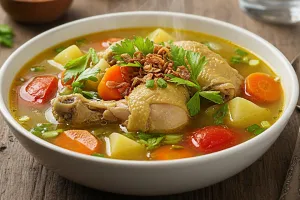 5 Kreasi sop ayam tanpa minyak yang kaya nutrisi, hidangan hangat dan lezat untuk buka atau sahur