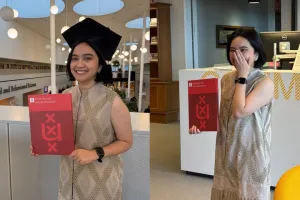 7 Momen bahagia Rachel Amanda ambil ijazah S2 di Belanda, lulusan beasiswa BPI yang menginspirasi