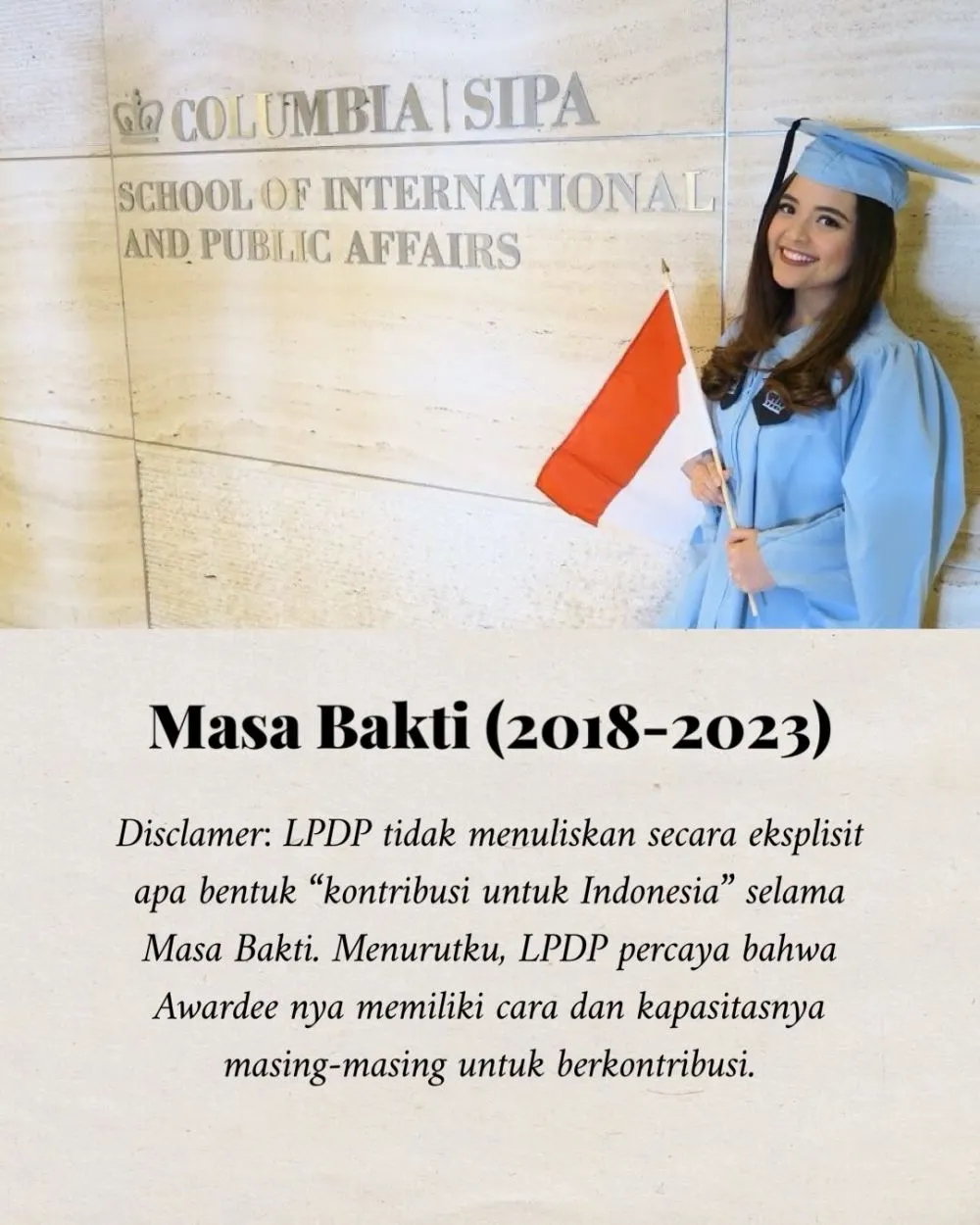 Tasya Kamila LPDP  Instagram @tasyakamila