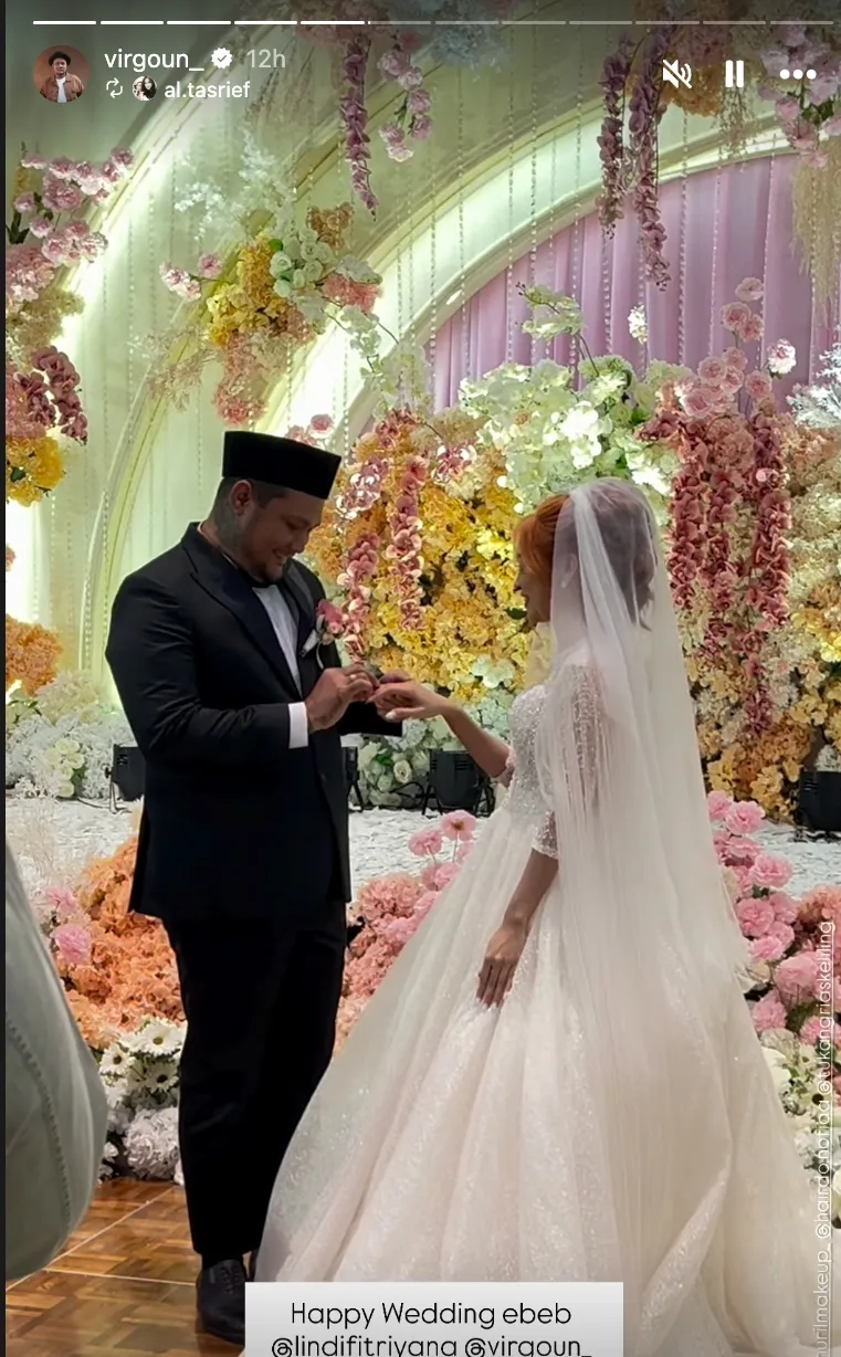 Virgoun menikah Instagram/@virgoun_ Virgoun menikah Instagram/@virgoun_
