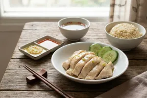 Resep ayam hainan halal, menu buka puasa sehat yang lembut dan menenangkan