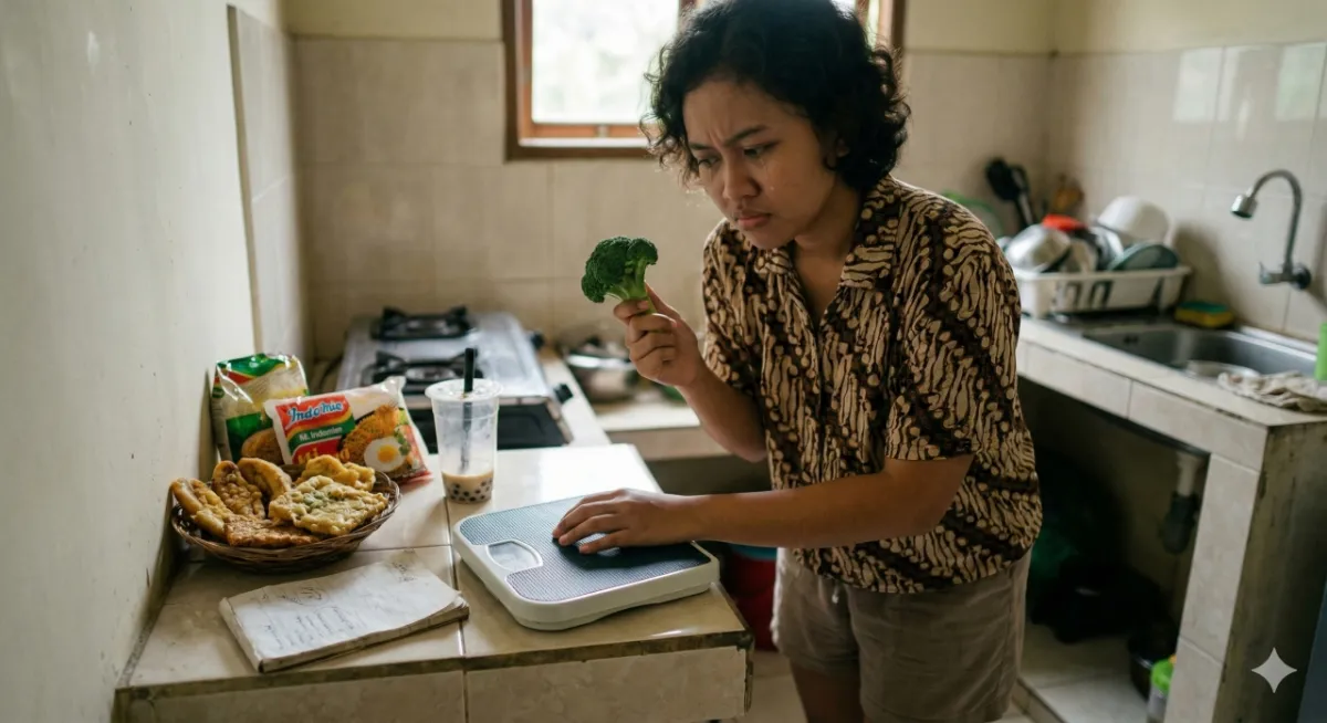 30 Caption diet lucu Instagram, cara seru biar nggak stres mikirin timbangan