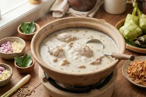 Resep opor ayam putih khas Lebaran, rahasia santan tidak pecah walau dipanaskan