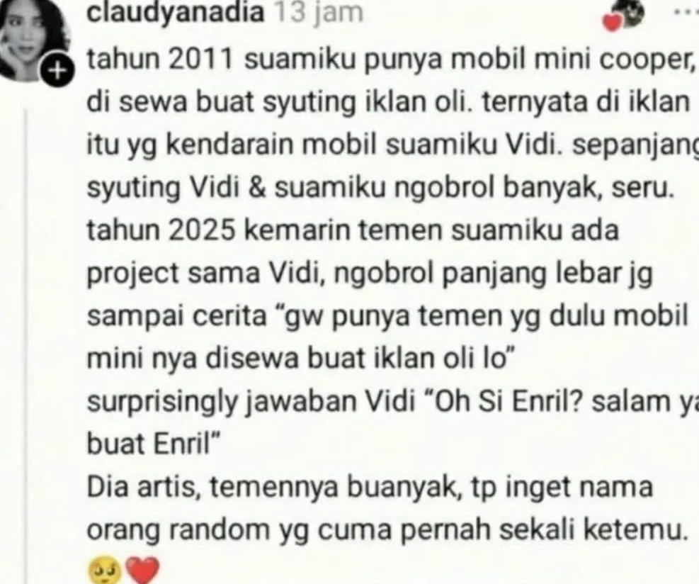 Kebaikan Vidi Aldiano berbagai sumber Kebaikan Vidi Aldiano berbagai sumber