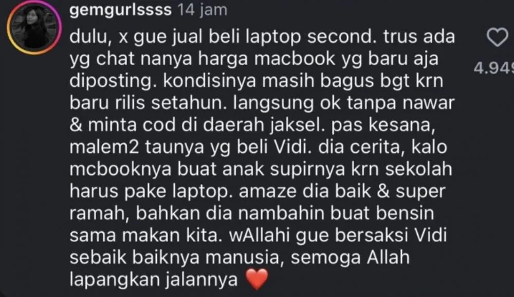 Kebaikan Vidi Aldiano berbagai sumber Kebaikan Vidi Aldiano berbagai sumber