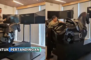 Intip 10 penampakan fasilitas simulator berkuda satu-satunya di Indonesia milik Ditpolsatwa Polri