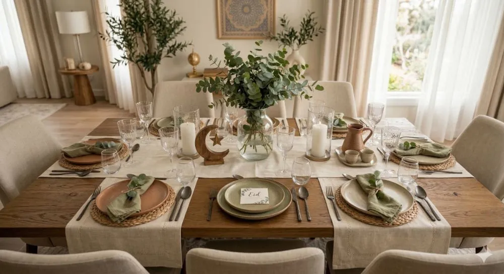 Tata letak meja makan lebaran © 2026 brilio.net