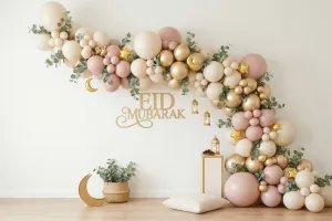 5 Cara membuat backdrop foto Lebaran sendiri di rumah ala studio profesional