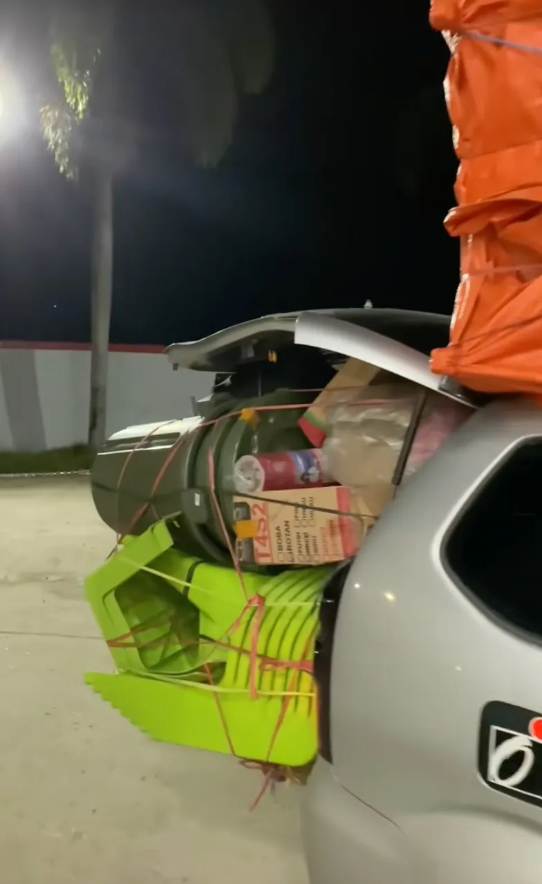 muatan mobil ekstrem TikTok/@aping9851 muatan mobil ekstrem TikTok/@aping9851