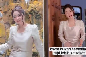 7 Momen hangat Dewi Perssik bagikan 8.400 paket zakat di Jember jelang Idulfitri