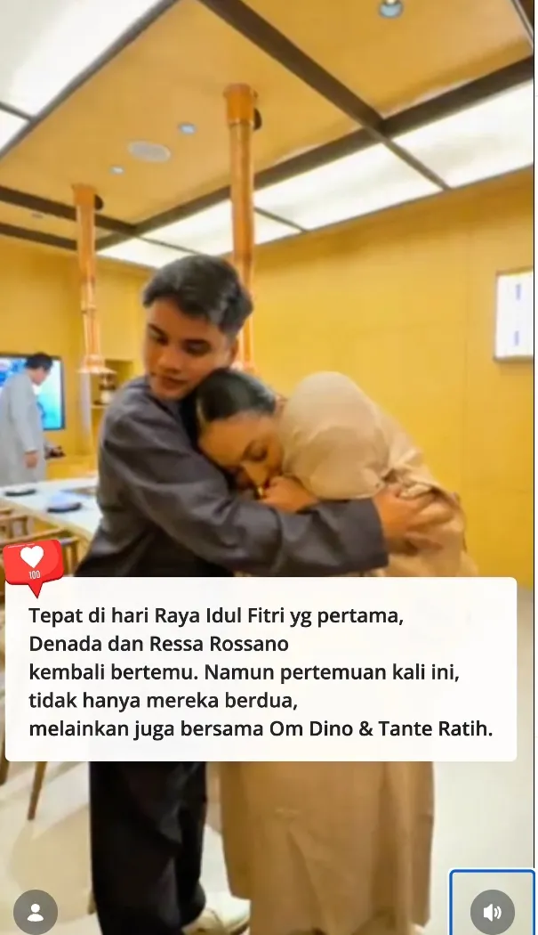 Pertemuan Denada dan Ressa Rossano Lebaran Instagram/@risna_ories; Denada Management