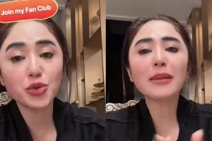 Dituding kasih THR cuma Rp15.000, Dewi Perssik jelaskan juga beri beras premium untuk warga
