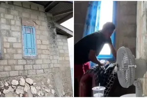 Viral rumah dinding batako di Sulawesi view-nya bak di Maldives, 9 potretnya berasa healing tiap hari
