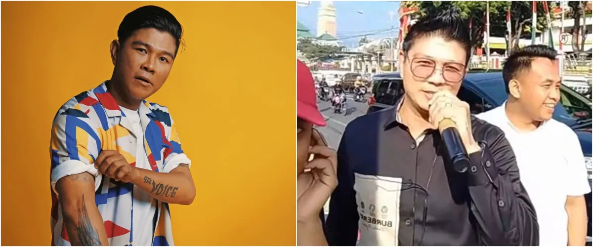 9 Momen Andika Mahesa tiba-tiba hampiri penyanyi jalanan dan ngajak duet, keramahannya tuai pujian