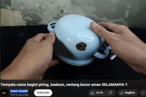 Andalkan 1 alat sederhana, begini cara menambal panci bocor agar berfungsi kembali