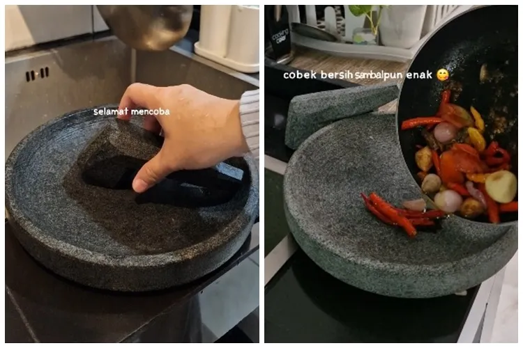 Bukan diulek beras, ini trik bersihkan cobek baru agar tak cepat jamuran dan bau gunakan 2 bahan dapur
