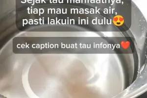 Tanpa bahan tambahan, begini trik praktis merebus air agar cepat mendidih andalkan 1 alat sederhana