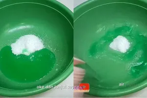 Cara bersihkan kerak hitam di keramik bak mandi, bersih kinclong tanpa disikat andalkan 1 bahan dapur