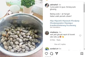 Tak perlu direndam berjam-jam, ini cara bersihkan kerang dari pasir cukup pakai 1 bahan dapur