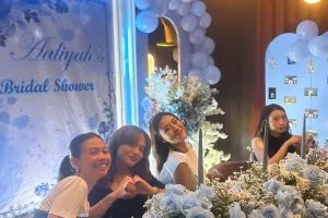 7 Menu hidangan di bridal shower Aaliyah Massaid ini mewah abis, lengkap serba western
