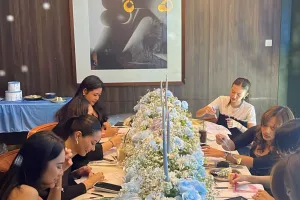 7 Menu hidangan di bridal shower Aaliyah Massaid ini mewah abis, lengkap serba western
