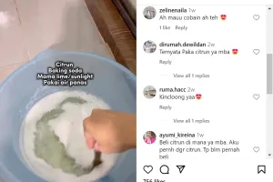 Tanpa disikat, ini trik bersihkan lantai kamar mandi kuning dan licin cuma pakai 2 bahan dapur