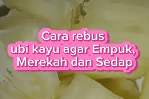 Cara praktis rebus singkong cuma tambah 1 bahan dapur, nggak sampai 30 menit auto empuk sempurna