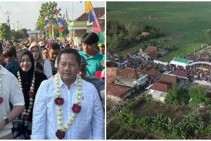 9 Momen Baim Wong dampingi Crazy Rich Grobogan dikirab resmikan taman Rp1 miliar, merasa jadi Cawagub