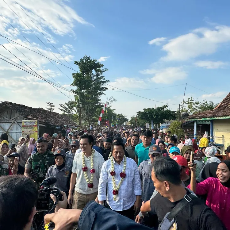 9 Momen Baim Wong dampingi Crazy Rich Grobogan dikirab resmikan taman Rp1 miliar, merasa jadi Cawagub