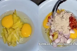 Tanpa diberi tepung, ini cara jitu masak telur dadar jadi lebih tebal cukup tambah 1 bahan dapur