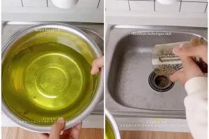 Cuma pakai 2 bahan sederhana, ini trik hempaskan kerak kuning bekas kunyit di blender agar bening lagi