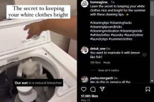 Bukan direndam pemutih, ini trik kembalikan baju putih yang kusam jadi cerah lagi pakai 2 bahan dapur