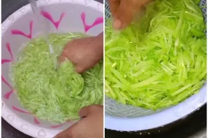 Jangan cuma digosok-gosok, ini trik menghilangkan getah labu siam hingga tuntas pakai 1 bahan dapur