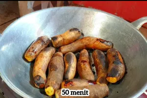 Bukan dioven, ini trik memanggang ubi madu cilembu agar lumer tanpa bahan tambahan