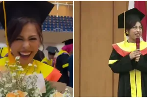 Tinggal di Kanada pilih kuliah di Universitas Terbuka, 9 momen wisuda sang Idol ini bak konser