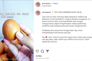 Bukan langsung dilap tisu, ini cara aman bersihkan telur yang hendak disimpan agar tak terkontaminasi