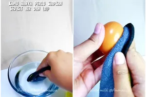 Bukan langsung dilap tisu, ini cara aman bersihkan telur yang hendak disimpan agar tak terkontaminasi