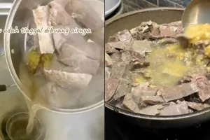 Cara goreng paru agar minyaknya tak meletup dan hasilnya renyah, cukup tambah 1 bahan dapur