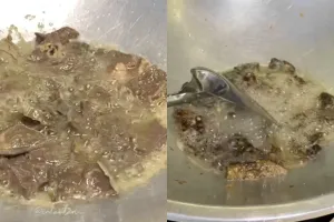 Cara goreng paru agar minyaknya tak meletup dan hasilnya renyah, cukup tambah 1 bahan dapur
