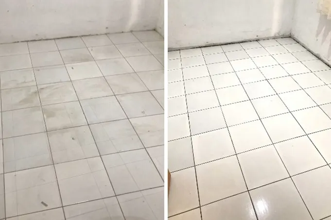 Tanpa digosok karbol, ini trik bersihkan lantai keramik kusam dan berkerak cukup tambah 1 bahan dapur