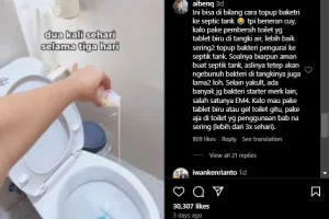 Tak perlu meletakkan pewangi khusus, ini cara agar kloset tidak bau cukup tuangkan 1 jenis minuman