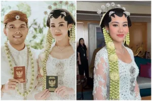 Anggun dengan paes adat Jawa, ini 7 potret detail makeup akad nikah Aaliyah Massaid