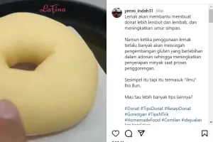 Bikin tahan lama disimpan, ini trik agar donat tak berminyak dan cepat kempis setelah digoreng