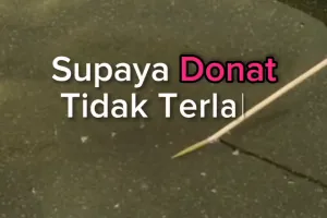 Bikin tahan lama disimpan, ini trik agar donat tak berminyak dan cepat kempis setelah digoreng